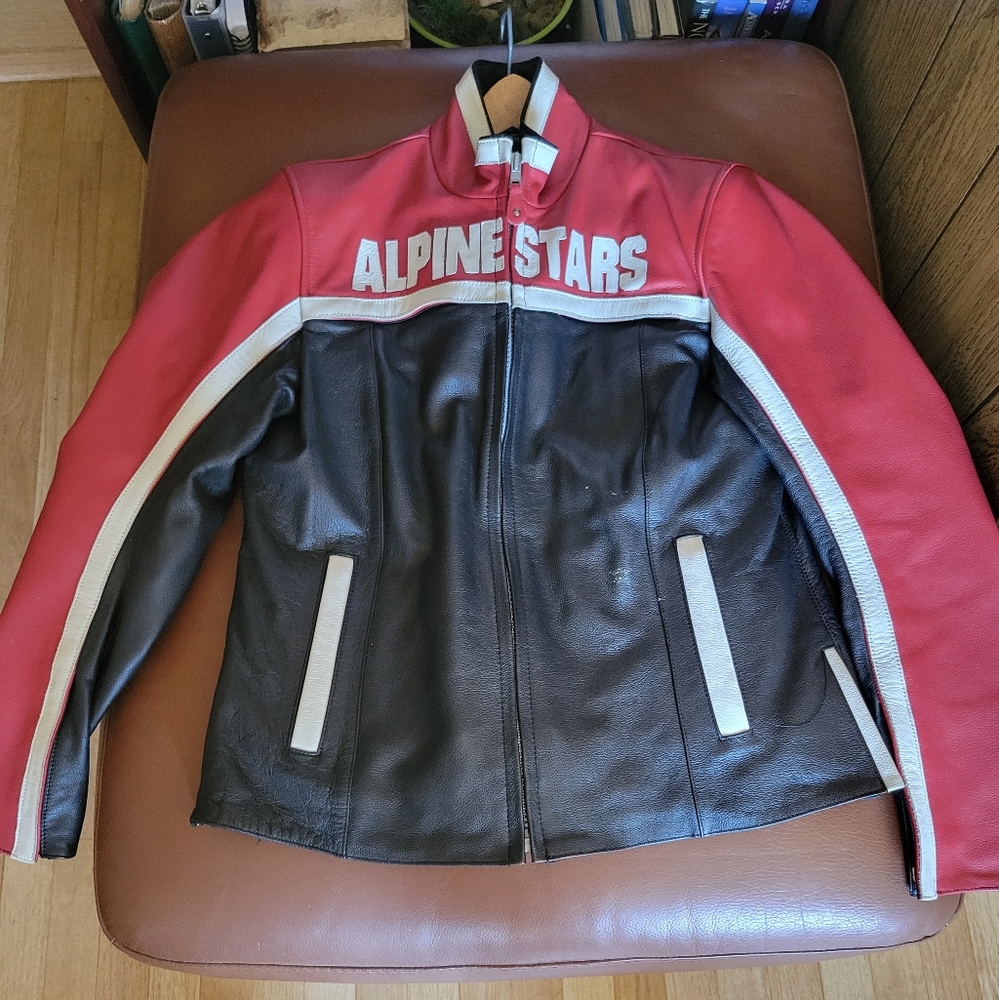ALPINESTARS Stella Leather Riding Jacket Womens XXL